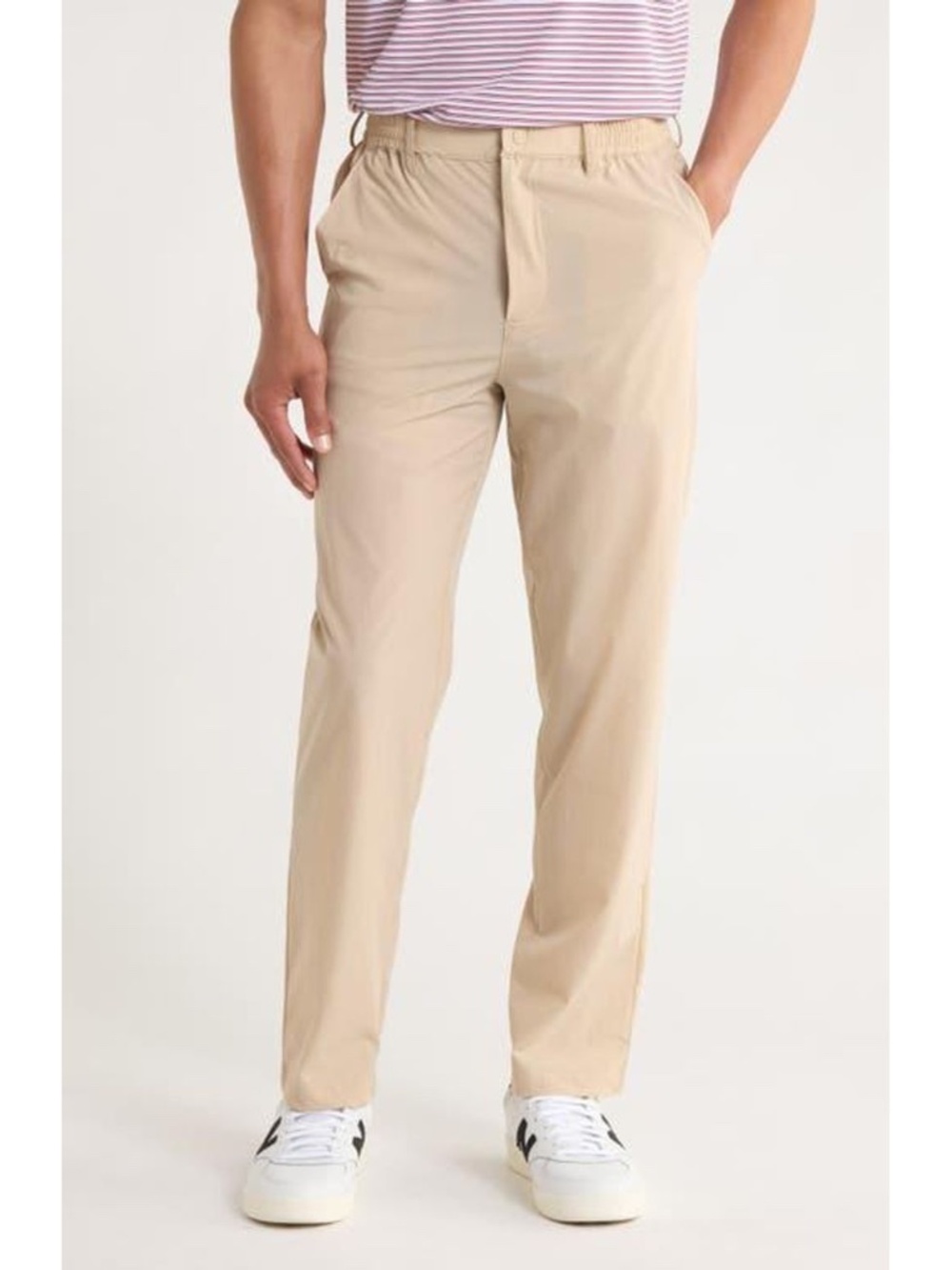 Quiet Golf Men's Natural Nylon Golf Pants size XL NWT
